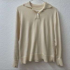 Mango Collared Long Sleeve Polo Shirt
